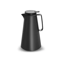 Karaca Thermoglas Lina Auslaufsichere Thermoskanne 1 Lt Schwarz