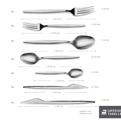 Karaca Thor Elegance Besteckset , 84 teilig, 12 Personen