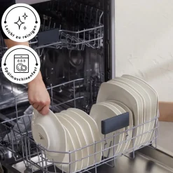 Karaca Timeless Gold Square Geschirr-Set für 12 Personen, 84-teilig