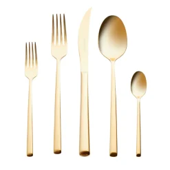 Karaca Tivoli Matte Gold 6-Personen 30-teiliges Besteckset