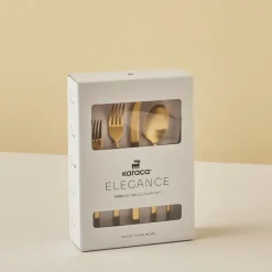 Karaca Tivoli Matte Gold 6-Personen 30-teiliges Besteckset