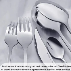 Karaca Tivoli 60-teiliges Besteck-Set für 12 Personen