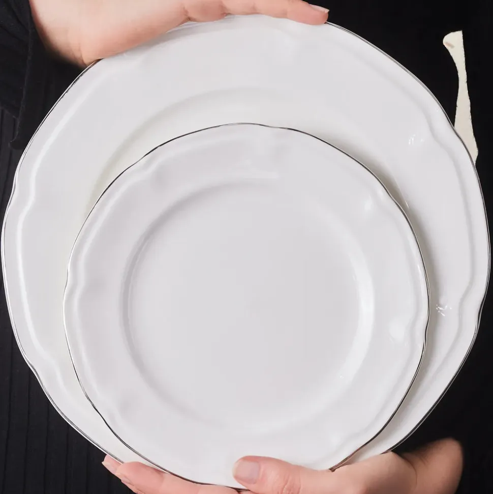 Karaca Tobias Platinum 12 Personen Geschirrset, 56 Teilig