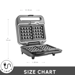 Karaca Tote Sandwich- und Waffelmaschine