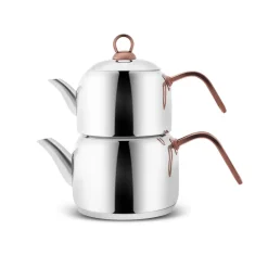 Karaca Urban Induktion Basis Midi Teekanne Set, Rosegold