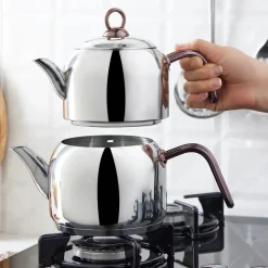 Karaca Urban Induktion Basis Midi Teekanne Set, Rosegold