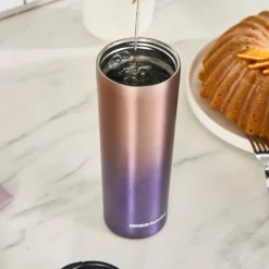 Karaca Violet, Edelstahl Thermosflasche, 450ML