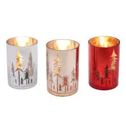 Karaca Weihnachten Kerzenständer Set, 10x15cm