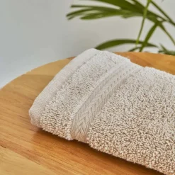 Karaca Wheat Mocha 100% Baumwolle Gästehandtuch 30X50 cm