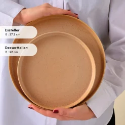 Karaca x Fatih Tutak Earth Collection 57-teiliges Tafelservice für 12 Personen