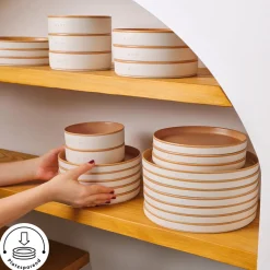 Karaca x Fatih Tutak Earth Collection 57-teiliges Tafelservice für 12 Personen