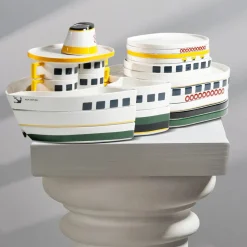 Karaca X Ist Collection Island Ferry 32-teiliges Frühstücksset und Servierschalen für 6 Personen