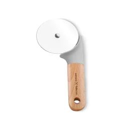 Karaca x Refika Gadgets Pizzaschneider mit Holzgriff
