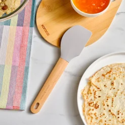 Karaca x Refika Gadgets Silikon-Spatel mit Holzgriff