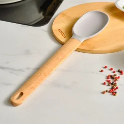 Karaca X Refika Gadgets Silikon-Servierlöffel Mit Holzgriff