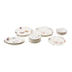 Karaca Yasam 26-teiliges Frühstücksset und Servierschalen für 6 Personen