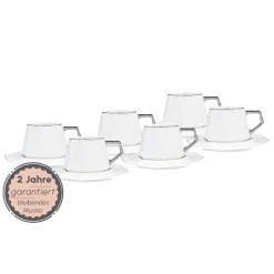 Karaca Zeher Kaffeetassen-Set für 6 Personen