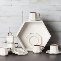 Karaca Zeher Kaffeetassen-Set für 6 Personen