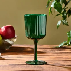 Karaca Zenith Weinglas, 200 ml, Smaragdgrün