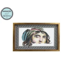 Karaca Zeugma Çingene Kız (Zigeunermädchen) Tablett 25x40 cm