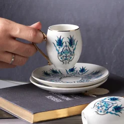 Karaca İznik Kaffeeservice für 6 Personen, 80 ml