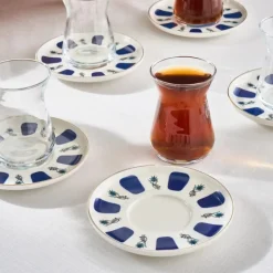 Karaca İznik 12-teiliges Teeservice für 6 Personen