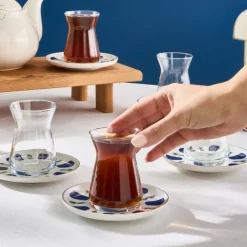 Karaca İznik 12-teiliges Teeservice für 6 Personen