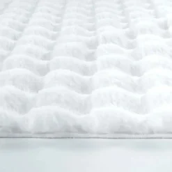 Kaschmir Teppich 7/24 Cosy Premium Bubble Weiß 100x150 cm