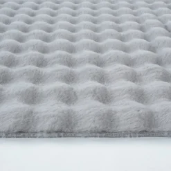 Kaschmir Teppich 7/24 Cosy Premium Bubble Hellgrau 100x150 cm