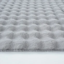 Kaschmir Teppich 7/24 Cosy Premium Bubble Hellgrau 120x180 cm