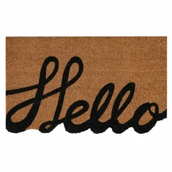 Kaschmir Teppich Form Hello Coco Fußmatte 45x75 cm