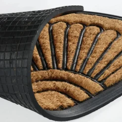 Kaschmir Teppich Gummifächer Coco Fußmatte 45x75 cm