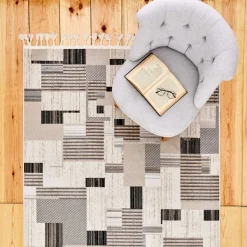 Kasmir Hali 7/24 Skandinavischer Lagom-Teppich 160x230 cm