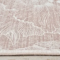 Kasmir Hali Dekorative Kunst Trend Kamelie Doppelseitiger Teppich 120x180 cm