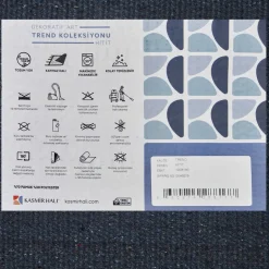 Kasmir Hali Dekorative Kunst Trend Hitit Teppich 80x150 cm