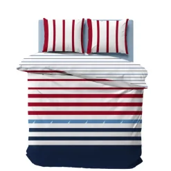 Nautica Finn Doppel Bettbezugsset, 200x200, 2x80x80