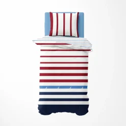 Nautica Finn Einzel Bettbezugsset, 155X220, 80X80