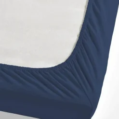 Nautica Jersey Spannbetttuch, Marineblau, 140x200cm