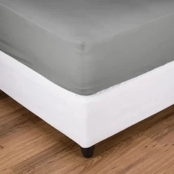 Nautica Jersey-Spannbetttuch, Silbergrau, 140x200cm