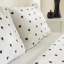 Sarah Anderson Amour Doppel Bettwäscheset Schwarz 200x220 Cm